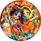 "Radha Krishna Circle" T-Shirt